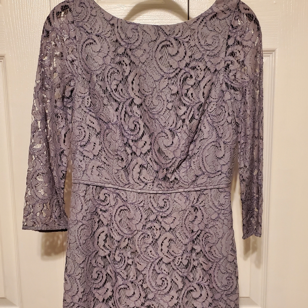J. Crew Lace Wedding Party Dress - Gray